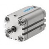 Festo Pneumatic Compact, short stroke and flat cylinder with pistion rod ADVU, AEVU, metric