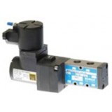 Konan 454 series direct piping type compact explosion-proof 5-port solenoid valve spool valve